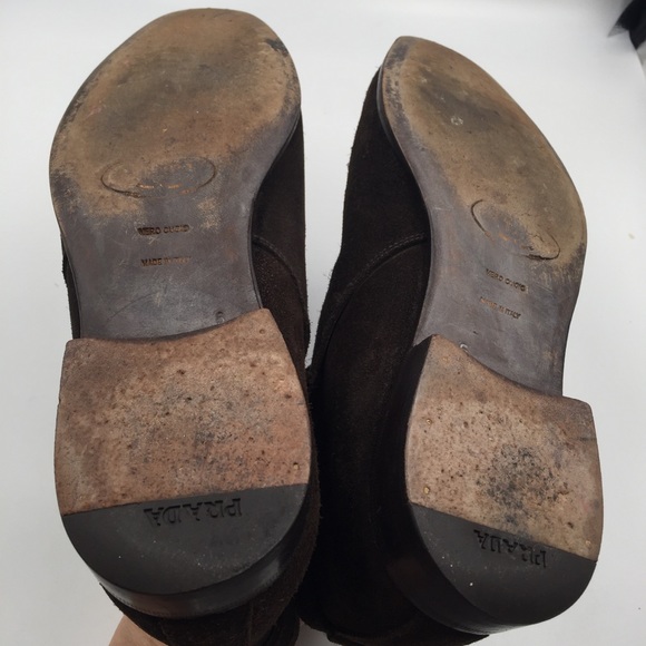 PRADA SUADE ANKLE MEN’S BOOTIES  SIZE 7 USA - Picture 7 of 9